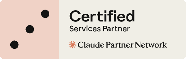 Claude Partner Network - Certified Services Partner badge